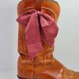 Garnet Gleam Skinny Game Day Scarf