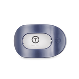 Medium Round Flat Hair Clip in pearlized Hampton Bay finish