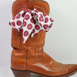 Garnet Blossom Game Day Skinny Scarf