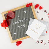 Absolute Best Friendship Heart Paperclip Greeting Card