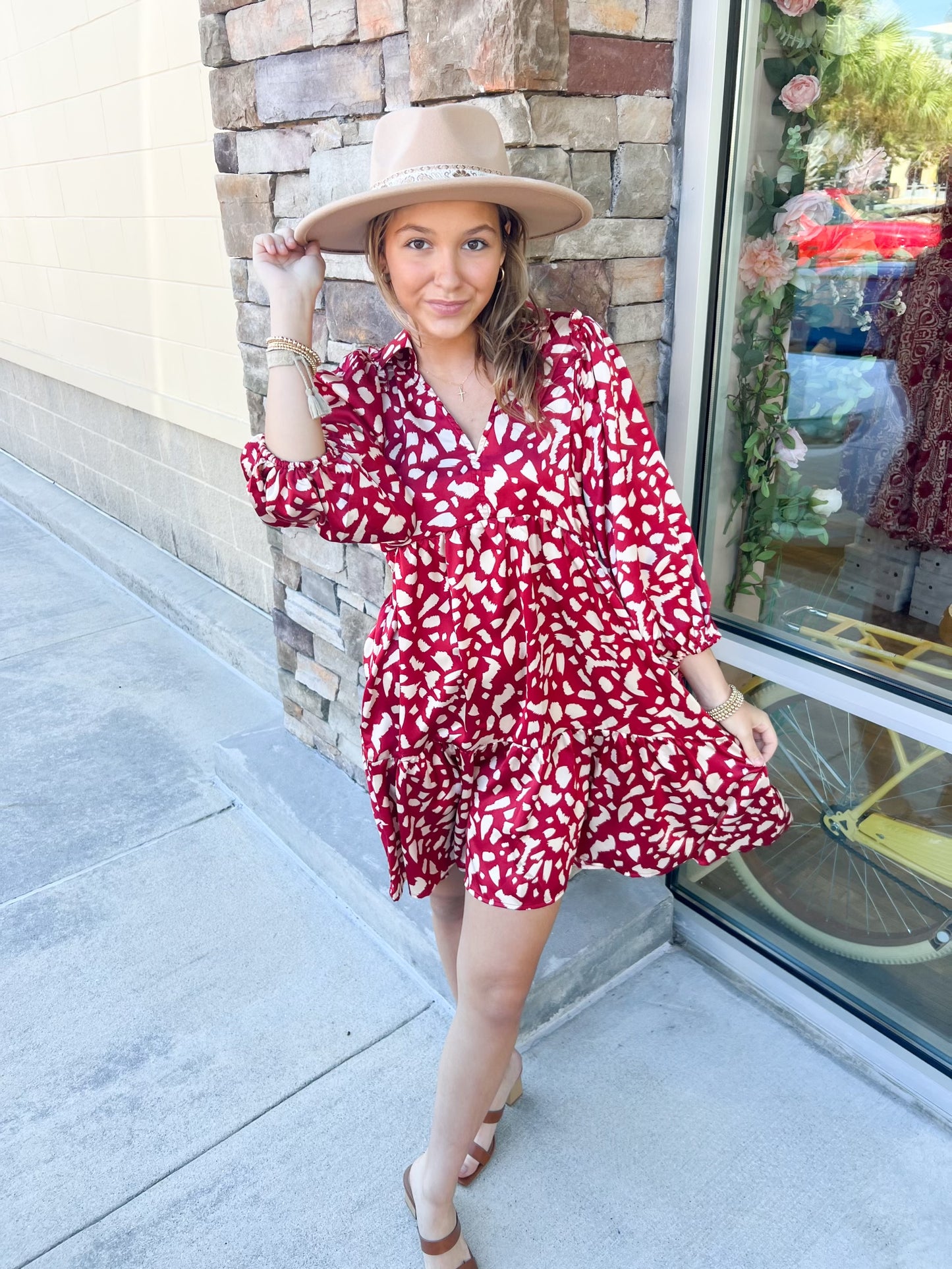 Radiant Smile Satin Dress