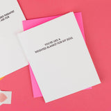 Weighted Blanket Letterpress Greeting Card