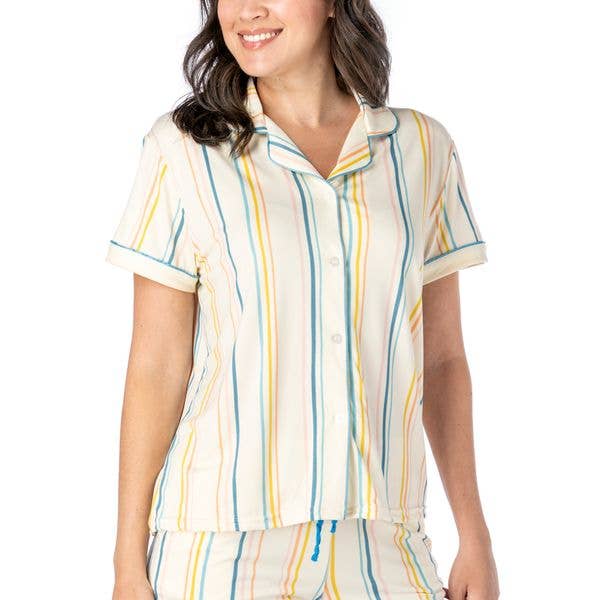 Havana Nights Lounge Top Striped