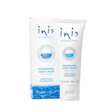 Light blue tube of hand cream with oceanic branding—hydrating, refreshing, and ideal for softening dry hands.
