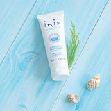 Light blue tube of hand cream with oceanic branding—hydrating, refreshing, and ideal for softening dry hands.