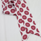 Garnet Blossom Game Day Skinny Scarf