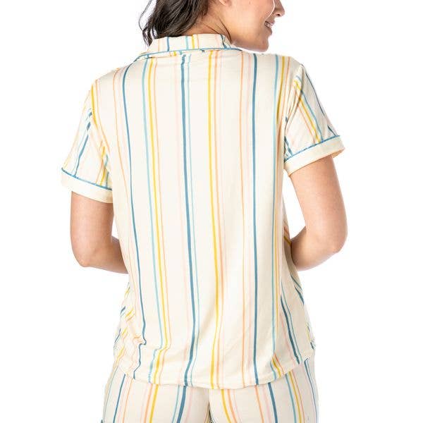 Havana Nights Lounge Top Striped