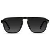Emerson Square Aviator Polarized Sunglasses - Beige Tort/Black