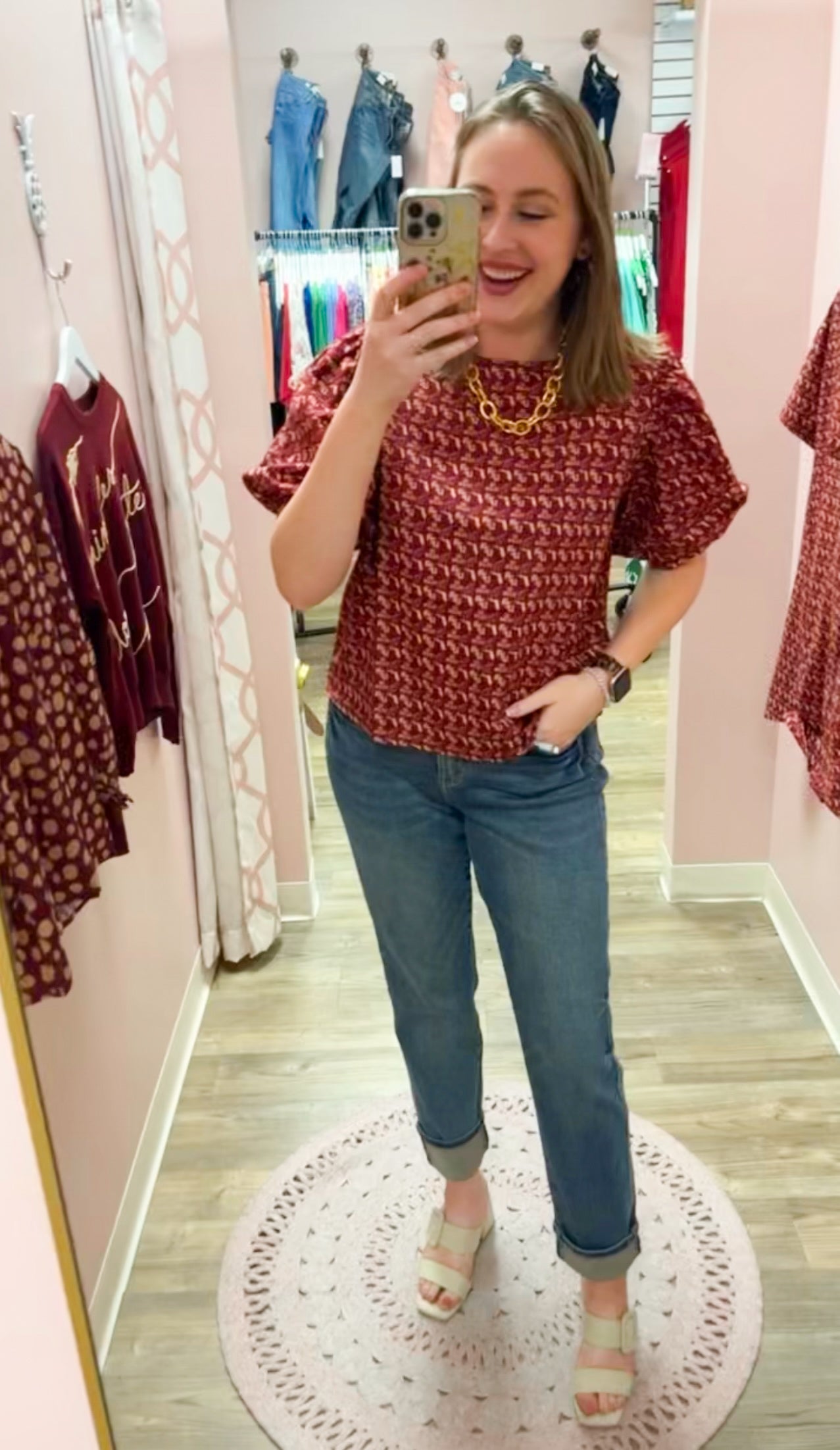 Spirit State Puff Sleeve Blouse