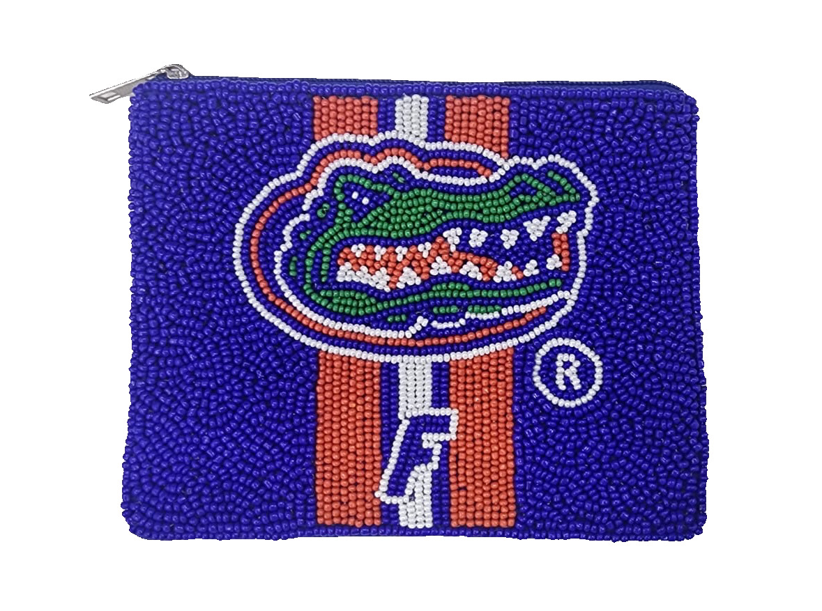 Florida Gators Beaded Pouch