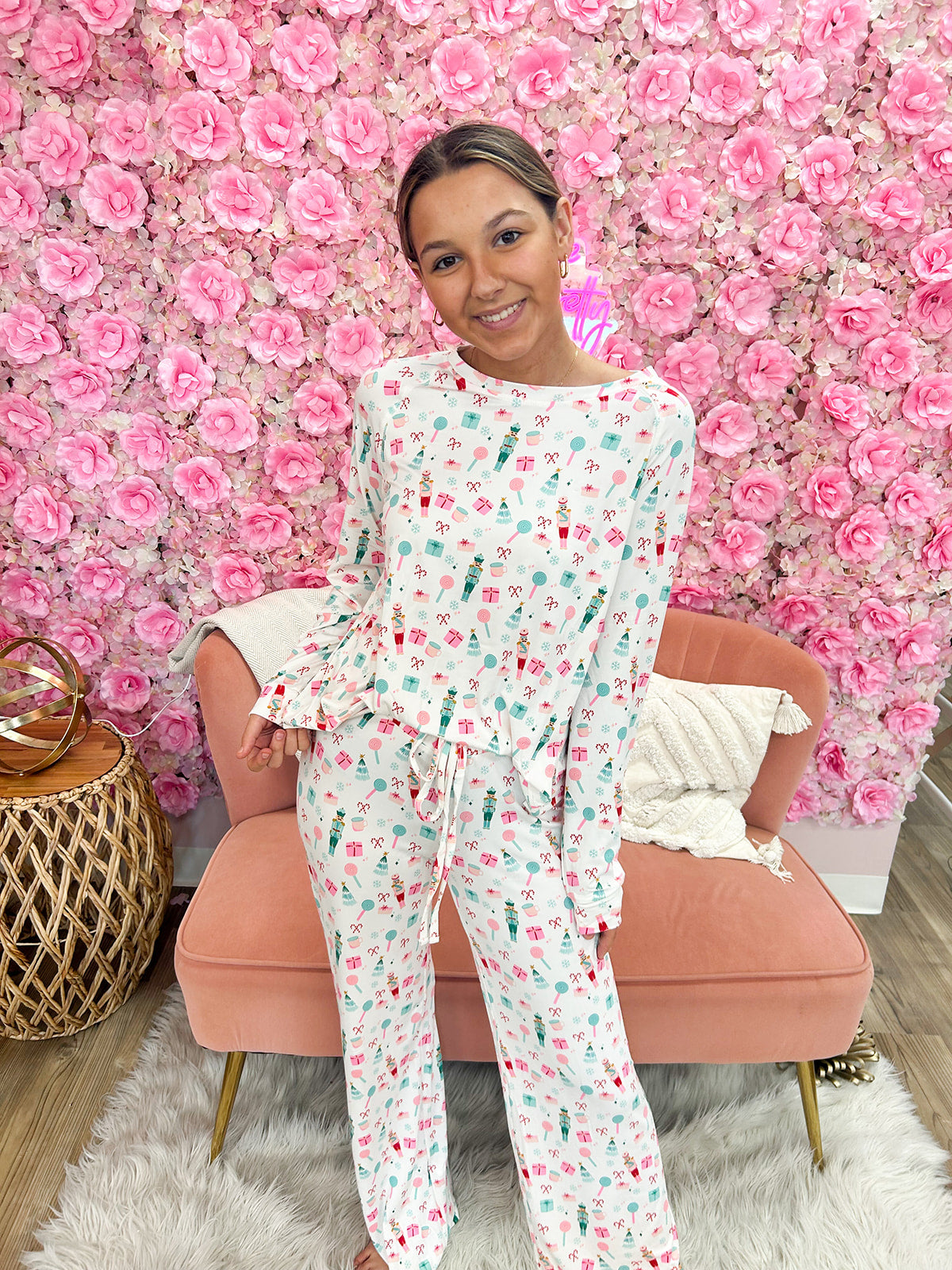 Annie Oh What Fun Pajama Set | Front View