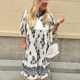 Canvas Reverie Tiered Midi Dress