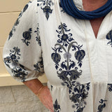 Canvas Reverie Tiered Midi Dress