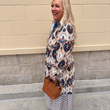 Harvest Bloom Tiered Midi Dress