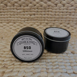 850 Soy Wax Tin Candle | Front View