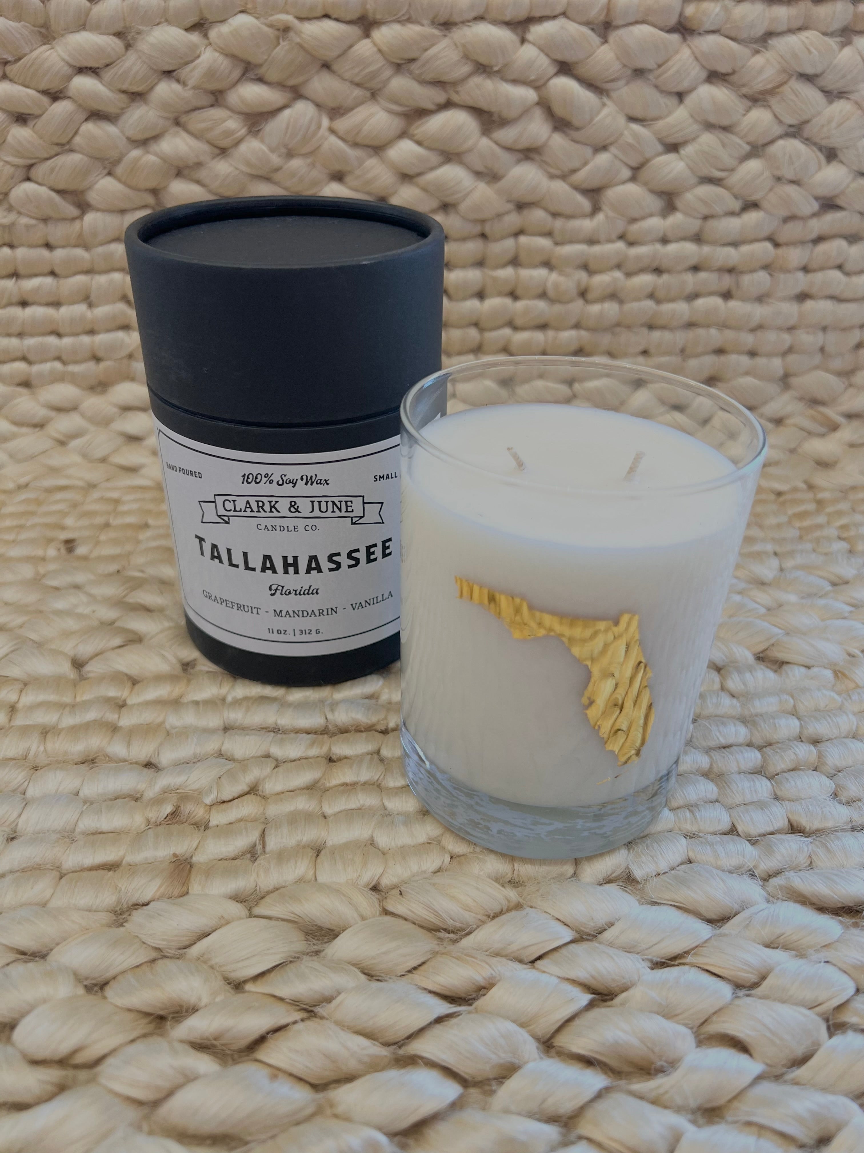 Tallahassee Soy Wax Candle | Front View