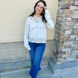 Full Of Worth Linen Button Down