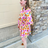 {FINAL SALE} Garden Gathering Shirt Dress