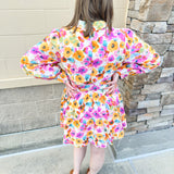 {FINAL SALE} Garden Gathering Shirt Dress