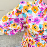{FINAL SALE} Garden Gathering Shirt Dress