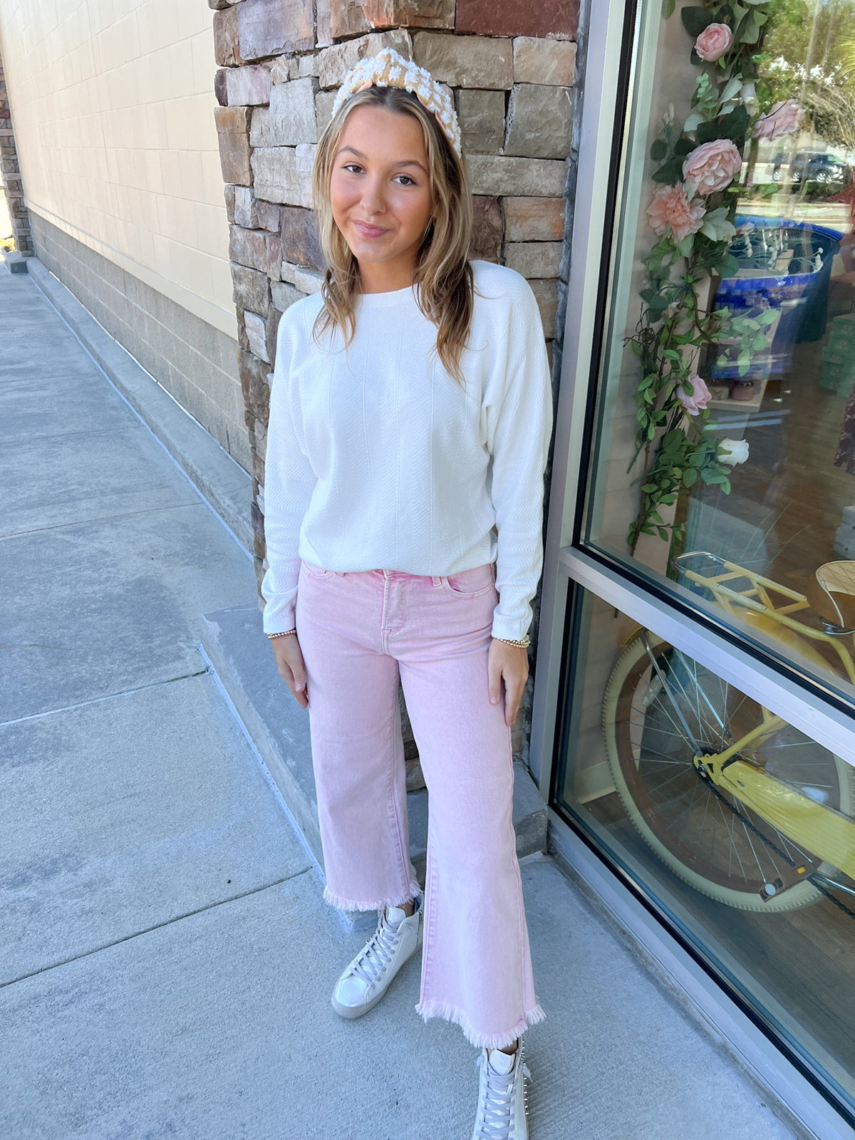 Best Season Chevron Sweater | Styled View