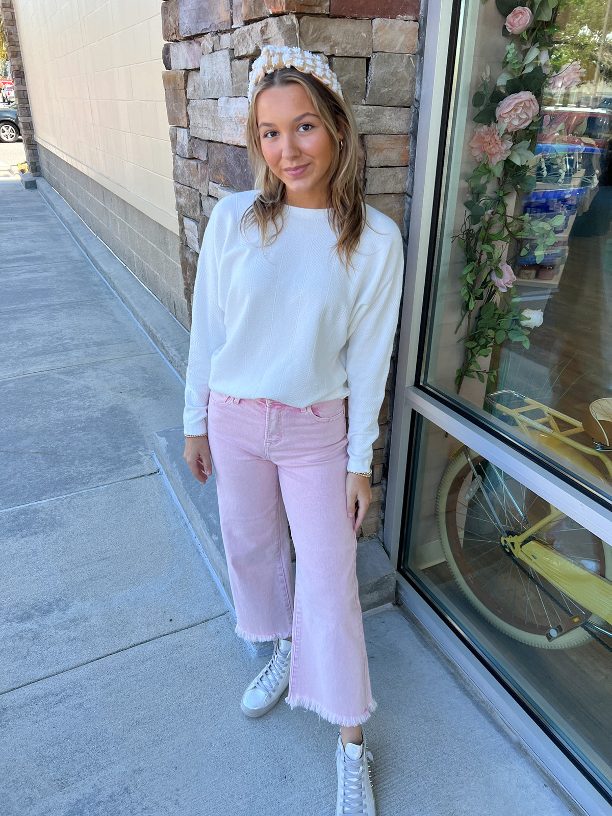 Best Season Chevron Sweater | Styled View