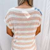 All American V-Neck Sweater | Back View