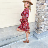 Autumn Treasures Tiered Dress