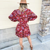 Autumn Treasures Tiered Dress