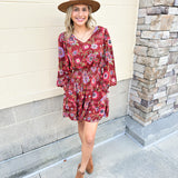 Autumn Treasures Tiered Dress