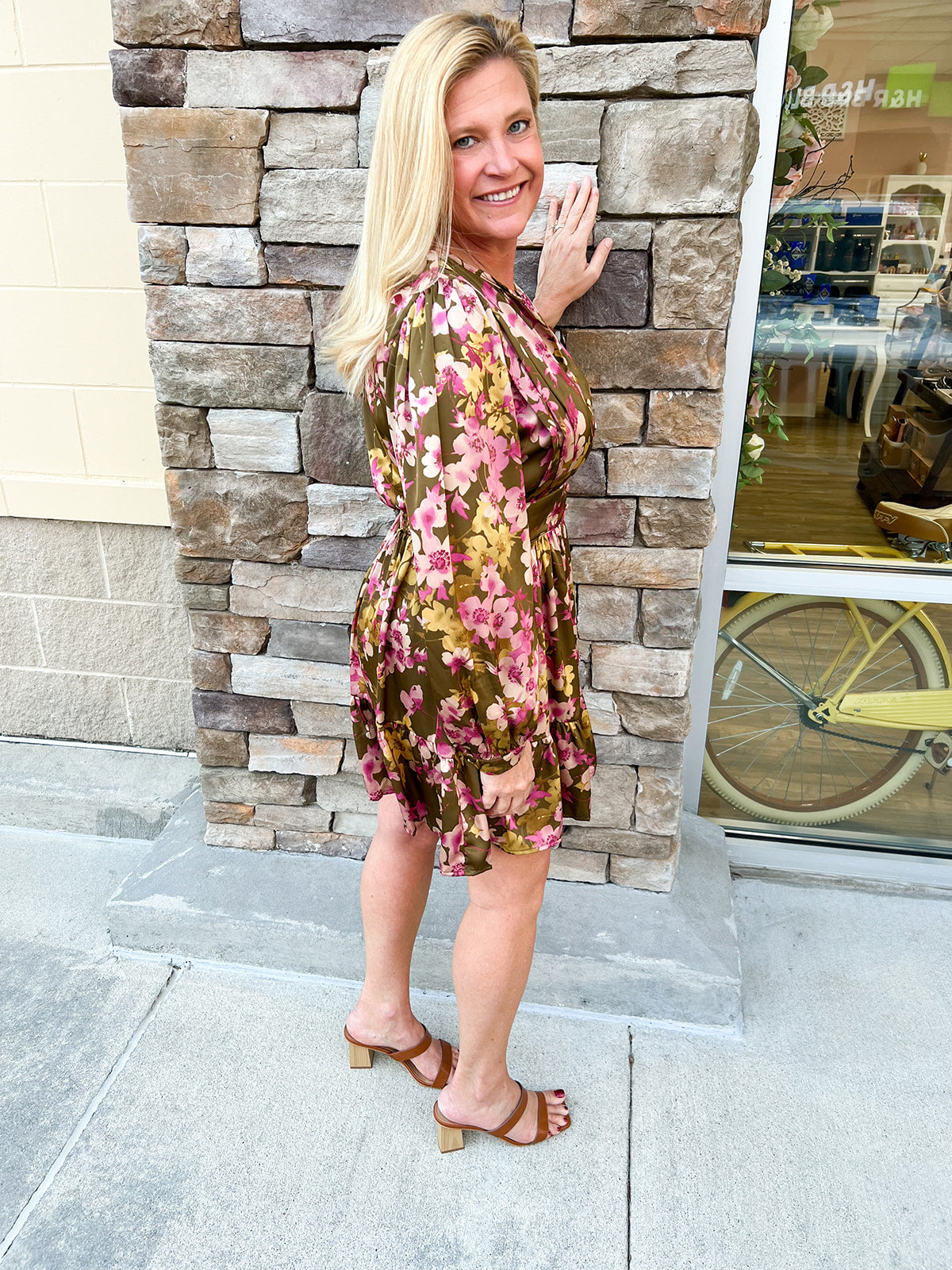 Couture Charm Floral Dress