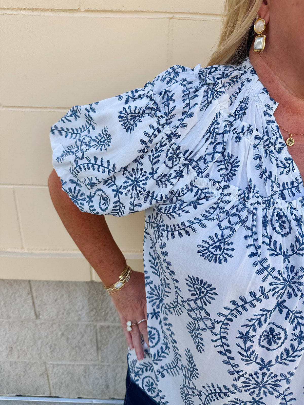 June Bug Ruffle Top