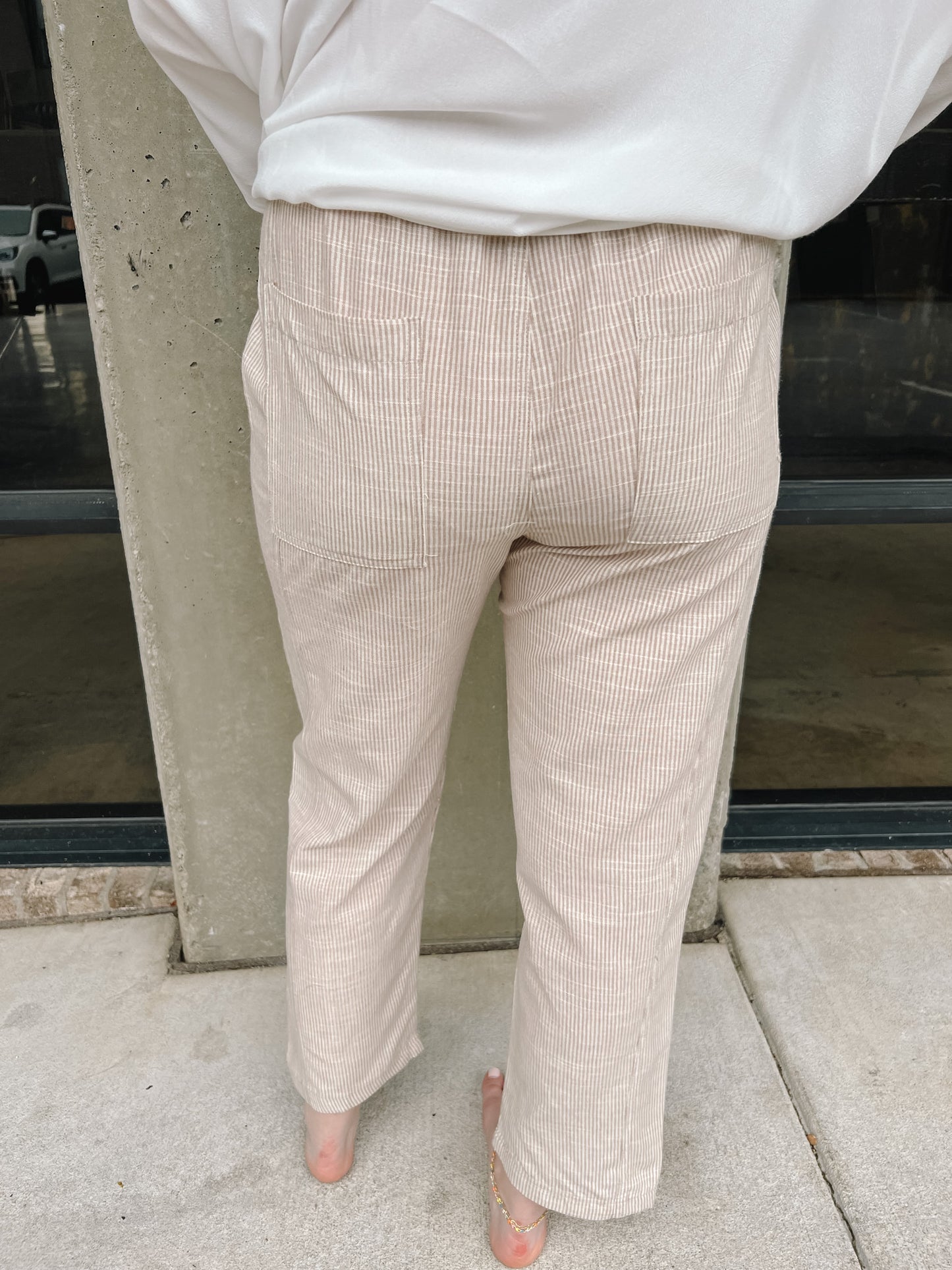 Trading Secrets Stripe Pants | Back View