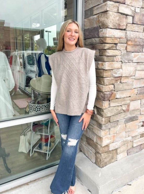 Fall Snuggles Sweater Vest | Front View