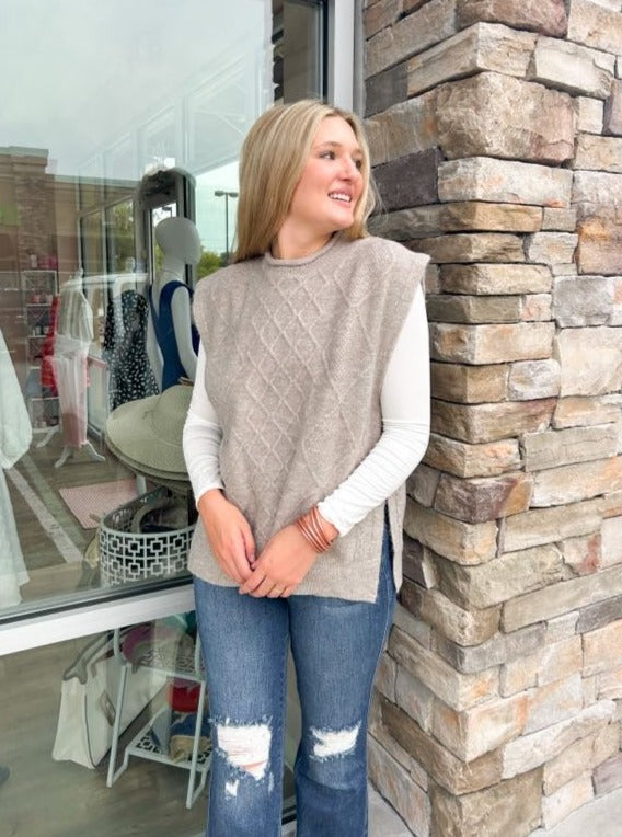 Fall Snuggles Sweater Vest | Front View