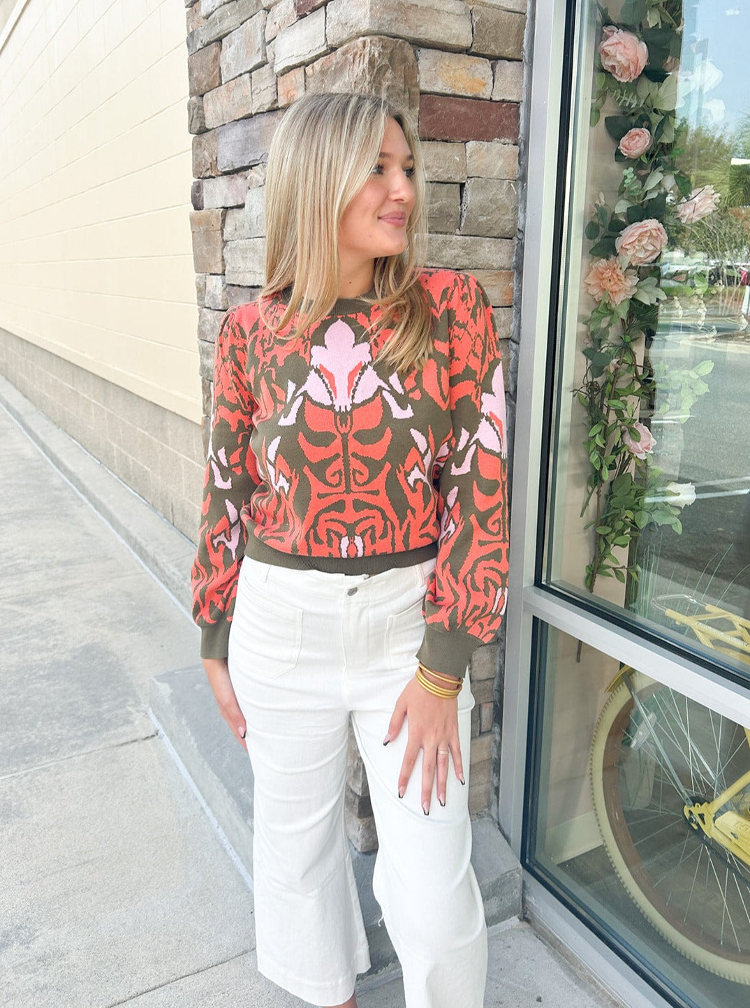 Fall Gratitude Sweater Top | Styled View