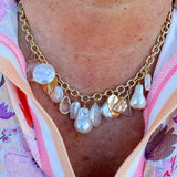 Joyful 16k Gold Filled Chain Charm Necklace