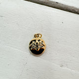 Lotus Flower Coin Charm
