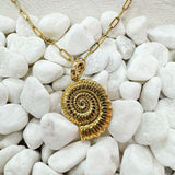 Sundial Shell Charm