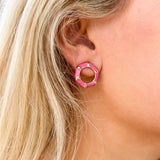 Michelle McDowell Liz Hot Pink Earrings