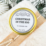 Christmas In The 850 Tin Candle