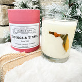 Tidings and Tinsel Candle