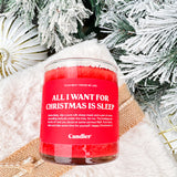 All I Want For Christmas is Sleep Candle