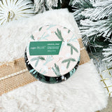 Capri Blue Holiday Pattern Play Crystal Pine Candle Petite Jar 8oz