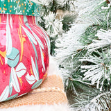 Capri Blue Holiday Pattern Play Tinsel and Spice Candle 19oz Jar