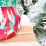 Capri Blue Holiday Pattern Play Tinsel and Spice Candle Petite Jar 8oz