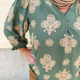 Olive Lane Ric-Rac Blouse