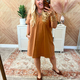 Desert Bloom Pleated Mini Dress