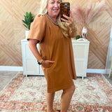 Desert Bloom Pleated Mini Dress