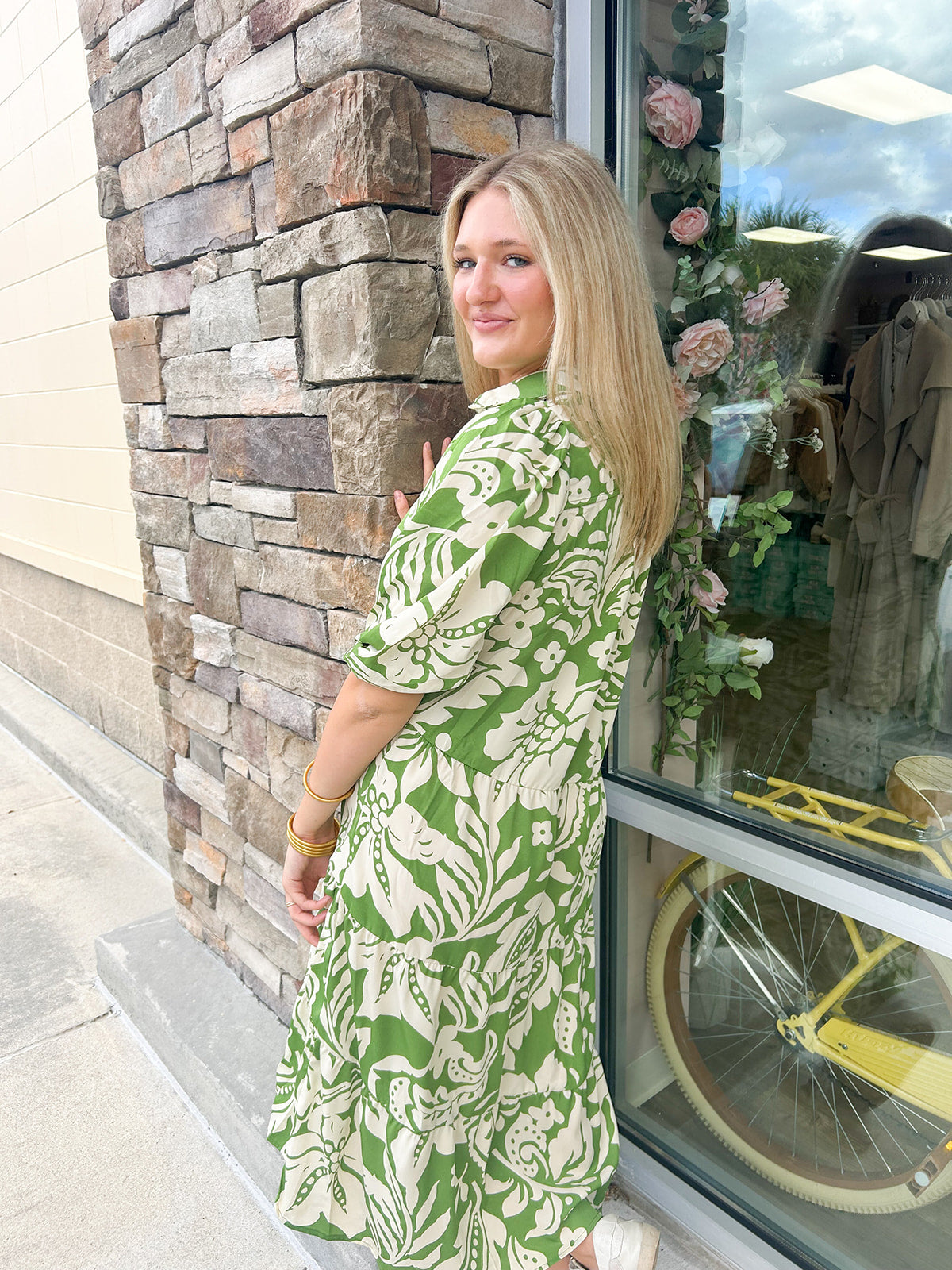 Wonderful Afternoon Floral Dress